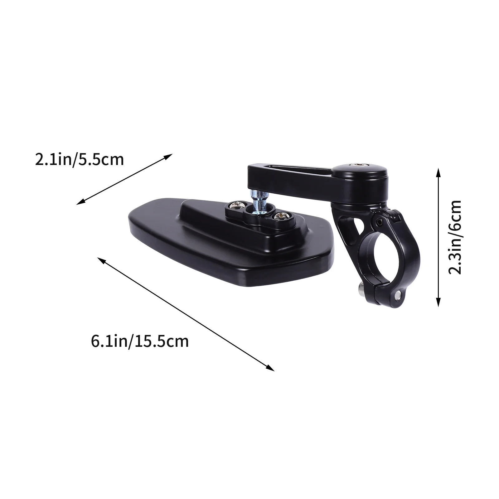 2 pièces ensemble de rétroviseurs de moto pliable réglable pour Scooter vélo e-bike rétroviseur latéral réflecteur Scooter rétroviseur