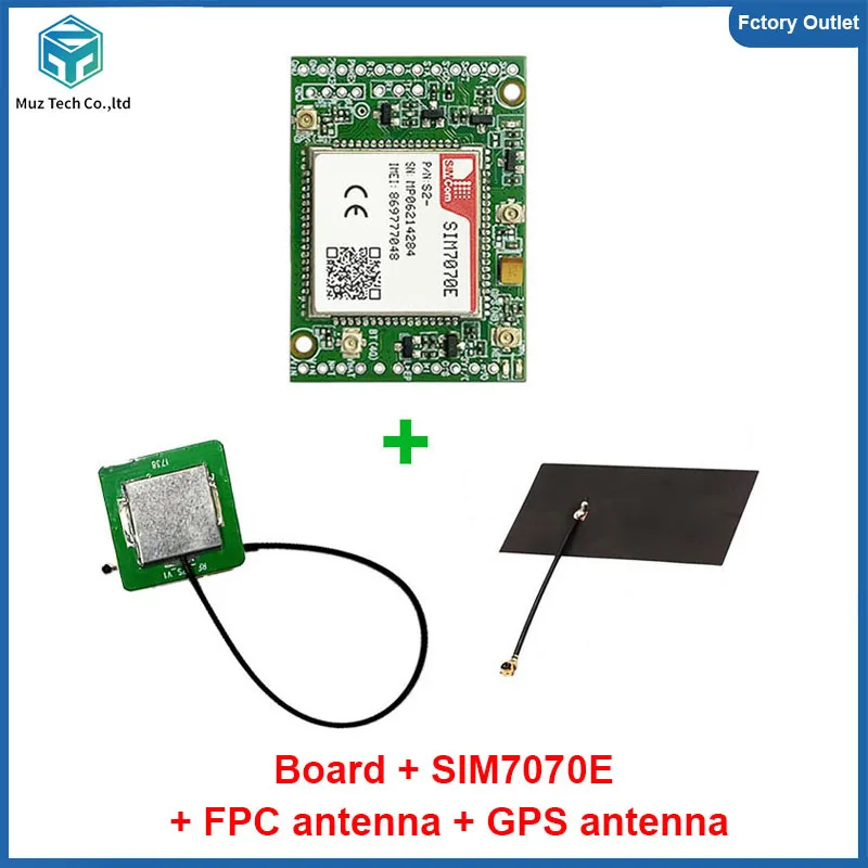 SIM7070G Core Board Development Board NBIOT CATM LPWA Module Global band breakout kit Support GSM/NB/CAT-M with antenna