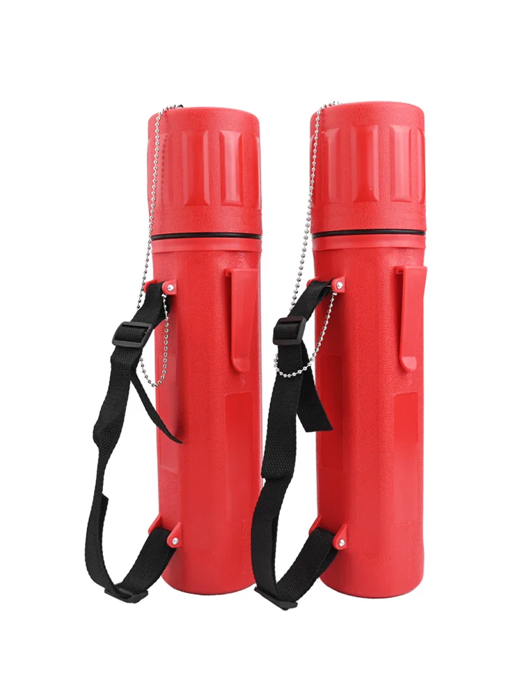 2pcs Red ABS Welding Rod Storage Tube 14 Inch Airtight Electrode Holder Container For Professional Welder DIY Workshop Tool