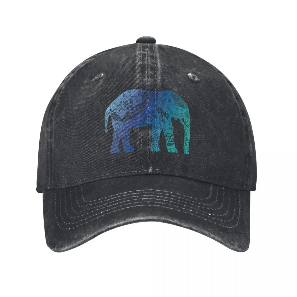 Blue Elephant Baseball Cap Cotton Hats Cowboy Caps Unisex