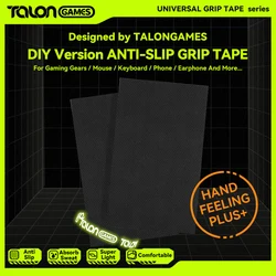 TALONGAMES-DIY Versão Anti-Slip Tape, Engrenagens para Jogos, Compatível com Mouse, Teclado, Telefone, Fita Universal, Preto