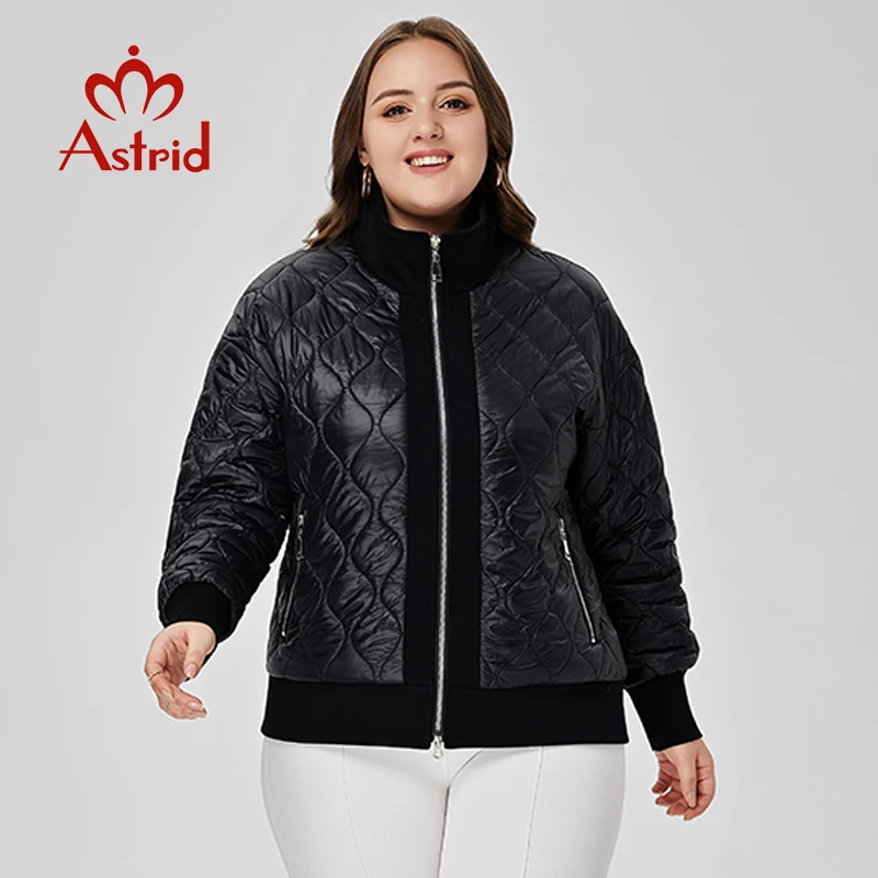 Astrid Women's Spring Jacket 2023 Padded Coat Women Parkas Quilted Fashion Stitching Female Clothing New In Outerwears Plus Size