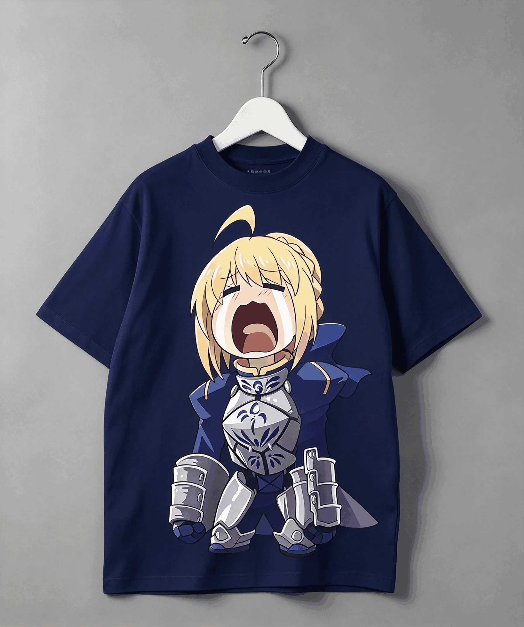 Fate stay night Vintage T-shirt Unisex Singer Cotton Men T Shirt Oversized Unisex Streetwear Trendy Cotton for Men Women Couples