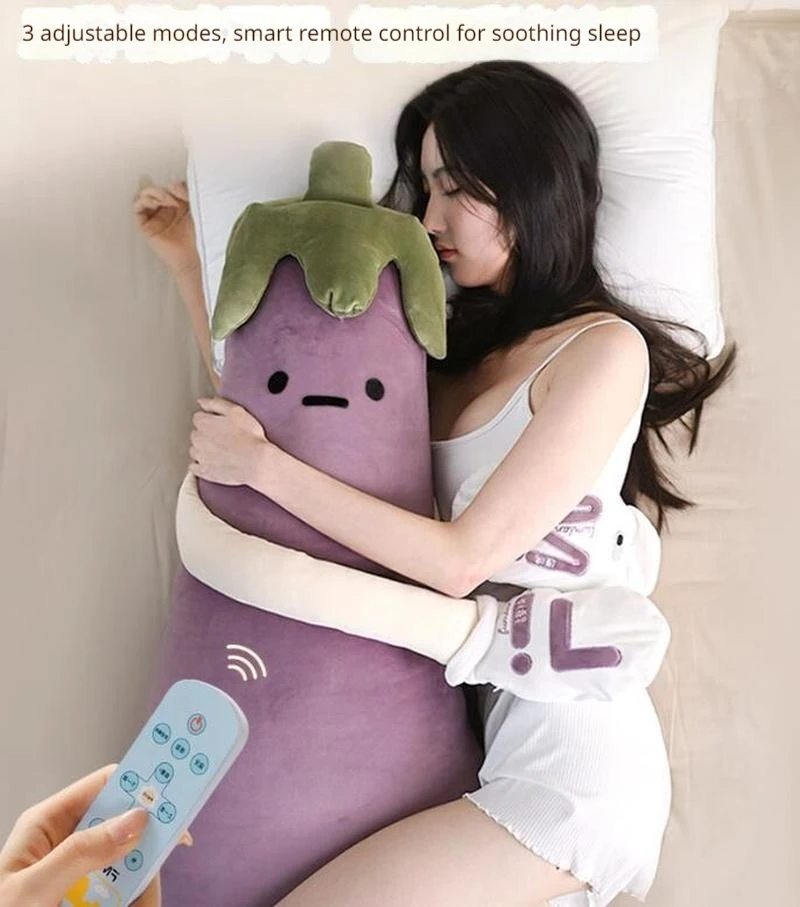 New Eggplant King Pillow Three Adjustable Temp Soothe Sleep Settings For Adults Sleep Aid Bed Use Gift - view 2