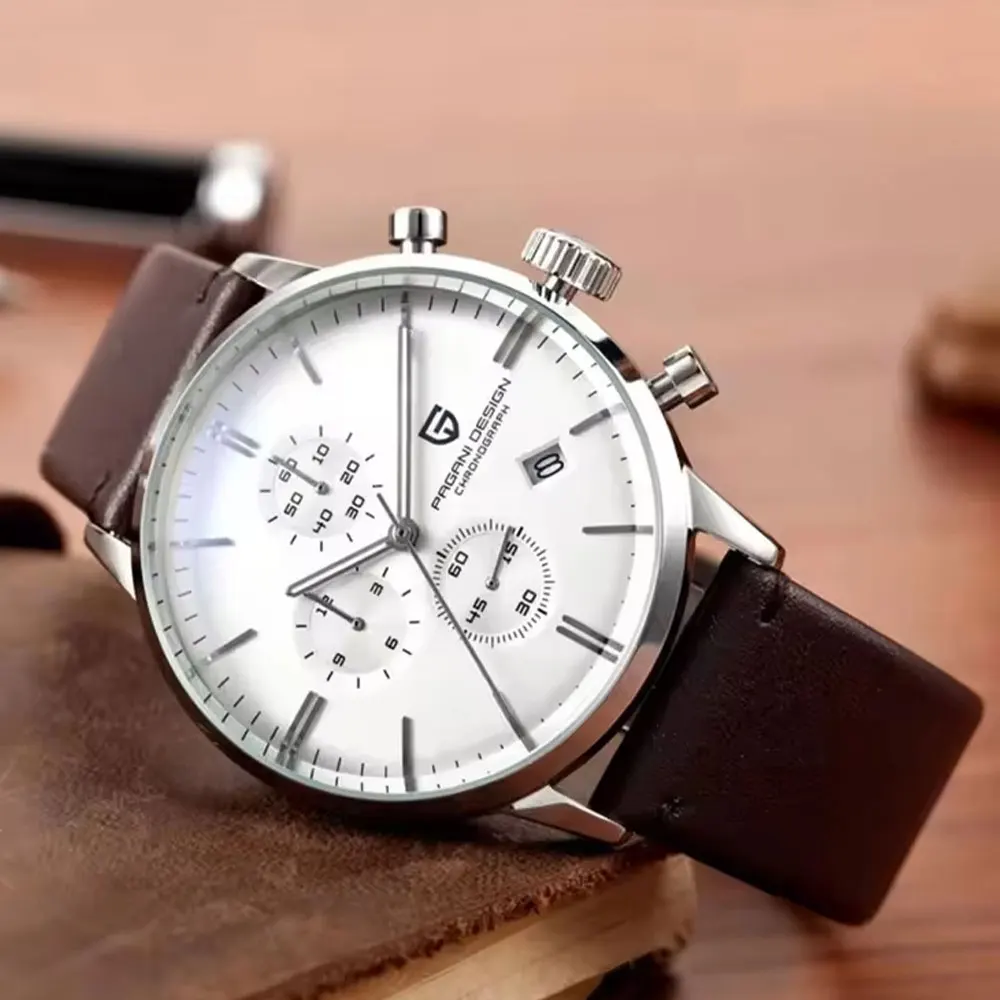 

Новые мужские часы PAGANI DESIGN 2720K с кварцевым механизмом VK67, многофункциональный хронограф, сапфировое стекло, водонепроницаемые, подарок для мужчин.