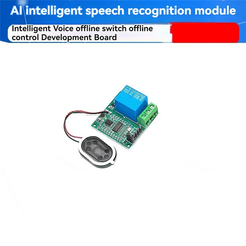 -A25M Modulo di riconoscimento vocale intelligente AI Modulo interruttore di controllo vocale offline Supporto vocale personalizzato per dispositivo vocale fai-da-te