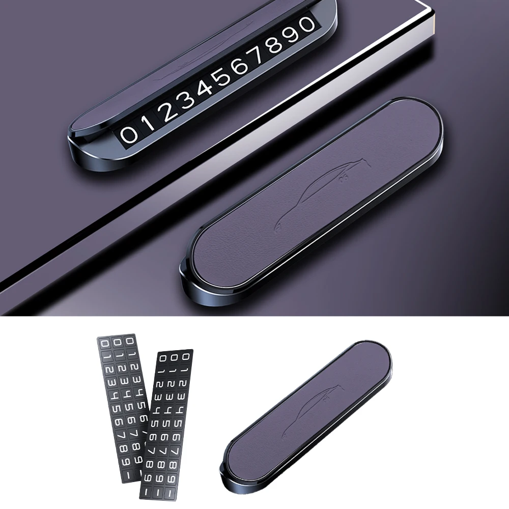 

For AVATAR 06 2025 2026 Parking Number Plate Dedicated Temporary Parking Plate Mobile Phone Plate Car Interior Accessories