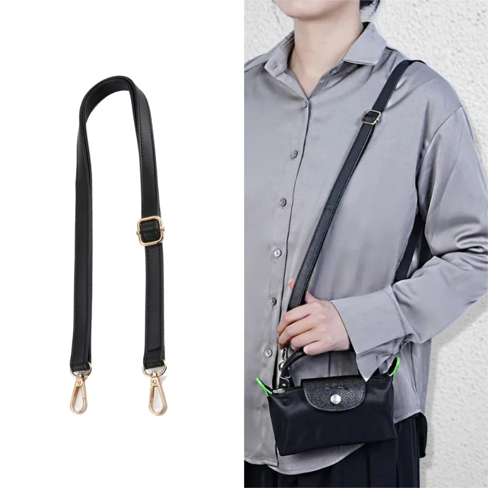 Adjustable Handbag Strap Replacement Premium PU Leather Crossbody Bag Strap 120cm Length Combinations Detachable Purse Accessory
