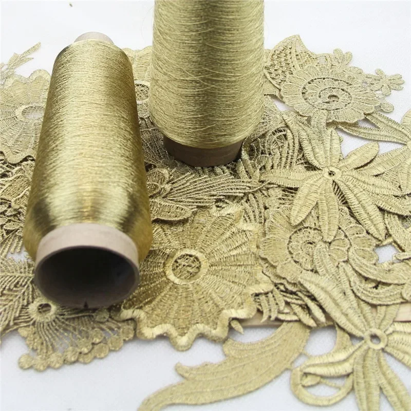 Hot Sale Flower Floral Venice (Silver/ Gold) Lace Applique Sewing Trims DIY Craft