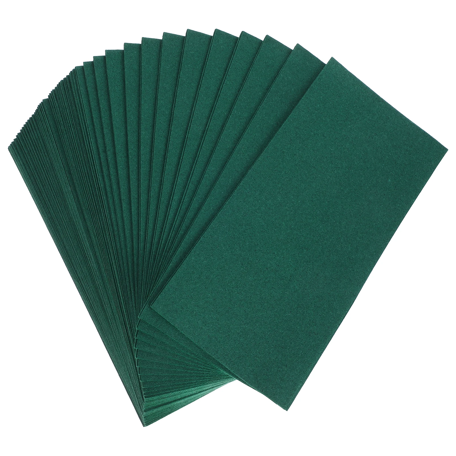 

50pcs Dust Free Paper Box Dark Green Disposable Napkins Graduation Party Linen Feel Soft Absorbent Kitchen Towels Event Decor