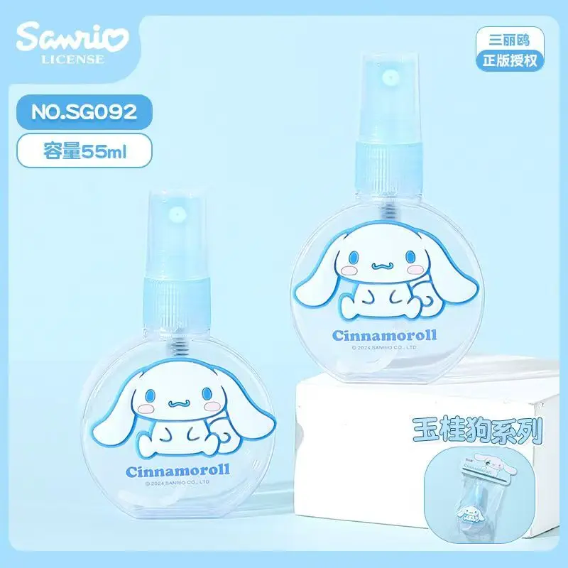 Sanrio Cartoon My Melody Kitty Alcohol Dispensing Bottle 45ML Perfume Spray Bottle Portable Disinfectant Empty Bottle