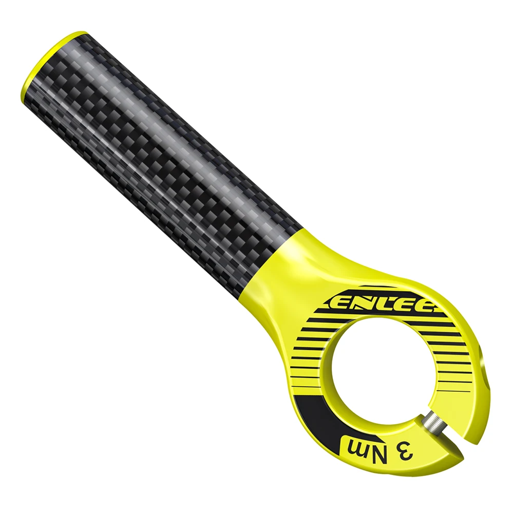 AliExpress NONE ENLEE Bike Grip Bar End Handle Multi Angle Adjustment Carbon Fibre Auxiliary Riding Horn Rest Handlebars Bicycle Accessories