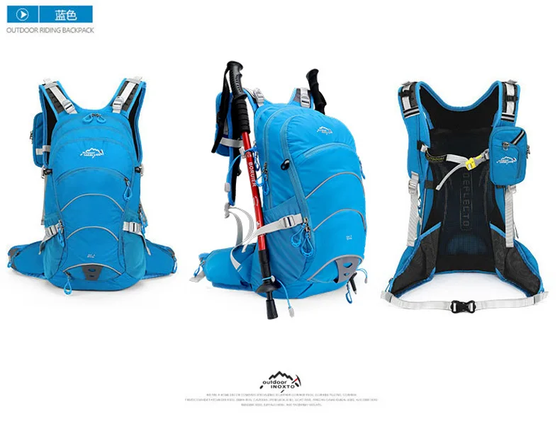 Bergsteiger-Wanderrucksack 20 Liter Herren und Damen Outdoor-Sport Laufrucksack Wasserdichter Camping-Trekking-Rucksack – Detail 13