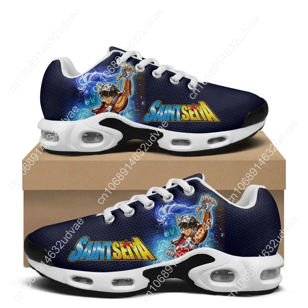 Saint Seiya Air Cushion Sneakers Mens Womens Teenager Lightweight Sports shoes High Quality Custom Leisure Mesh Sneaker
