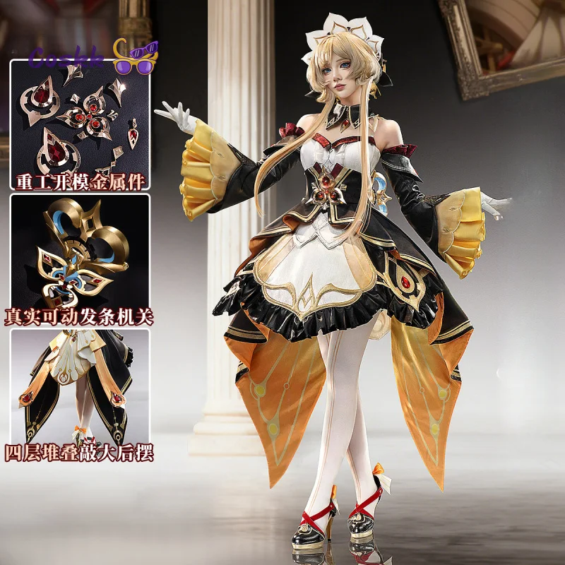 

Game Genshin Impact Sandrone Marionette Cosplay Costume Women Sexy Dress Uniform Props Halloween Carnival Christmas Party Outfit
