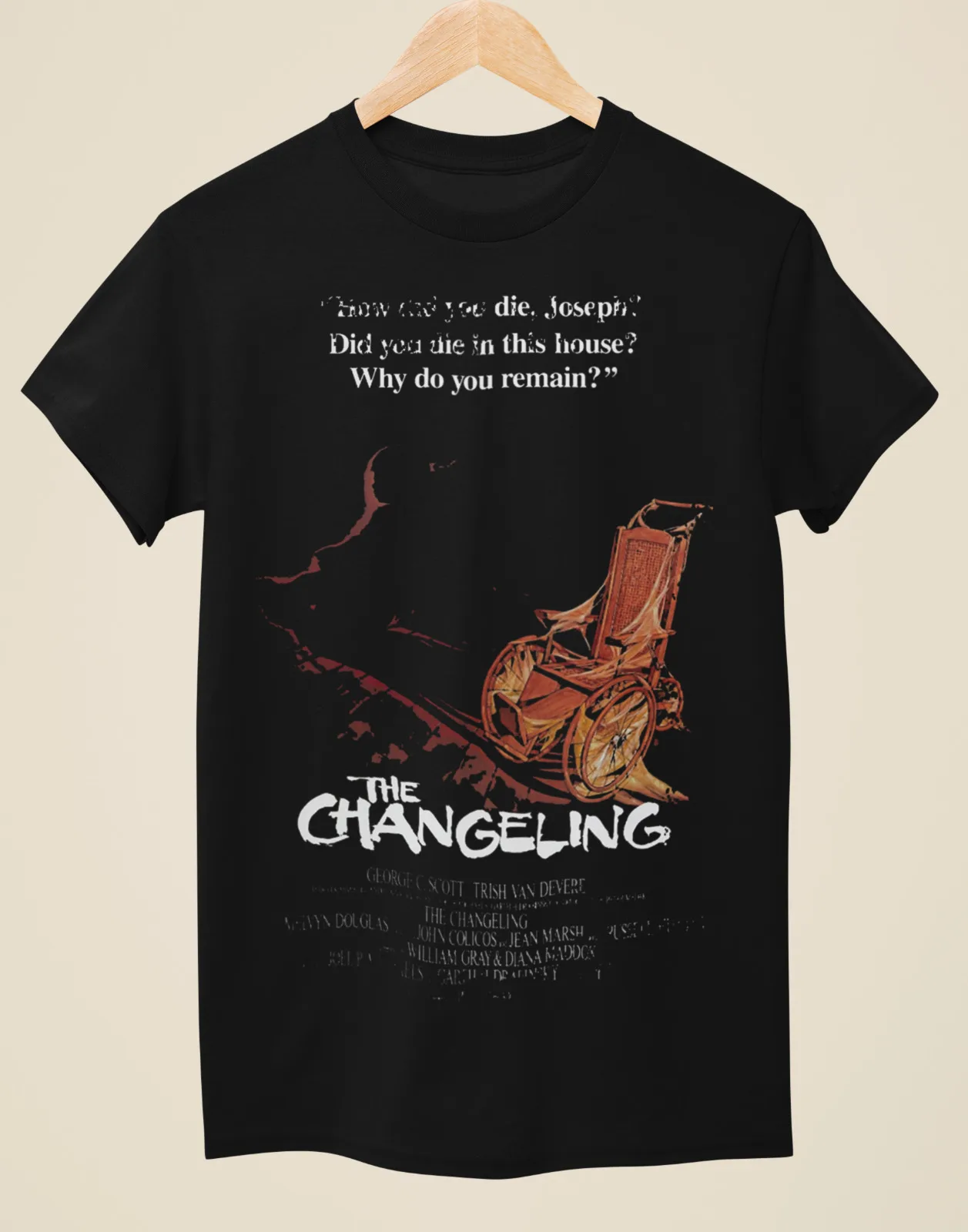 

The Changeling - Movie Poster Inspired Unisex Black T-Shirt