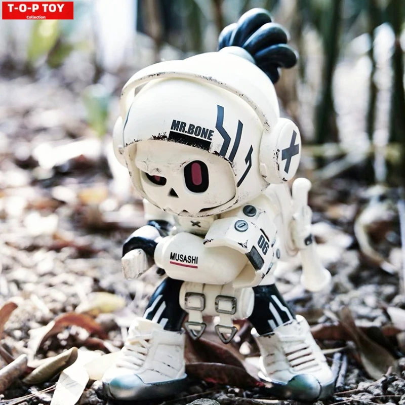 Mr.Bone フィギュア Mr.boneサムライトフィギュア、カタナ、犬のマスク、骨格コレクション
