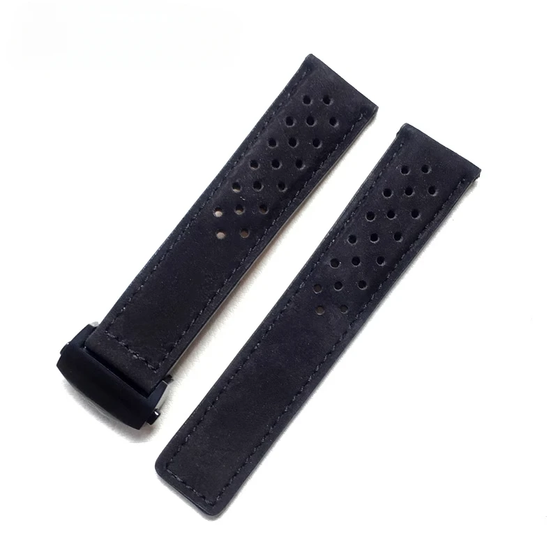 20 22 24 มม.สแตนเลสสตีลพับหัวเข็มขัดนาฬิกาอุปกรณ์เสริมสําหรับ TAG Heuer Breathable Premium คุณภาพ Cowhide นาฬิกา