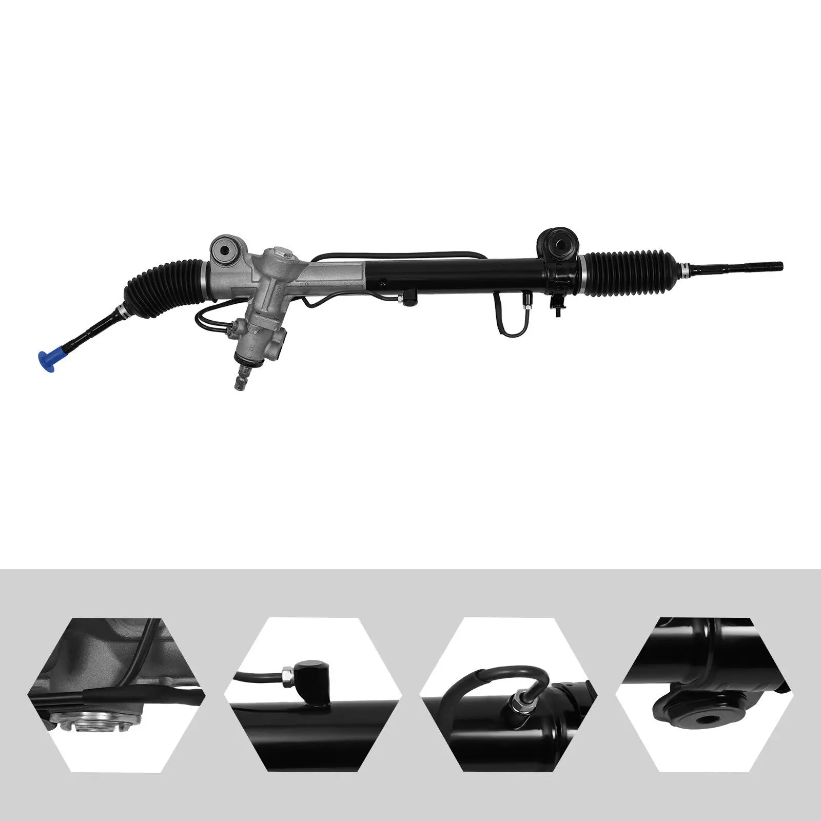 Power Steering Rack And Small Gear Alignment Model 2004-2009 Toyota Highlander/Lexus RX330 RX350 Silver Aluminum And Iron Made