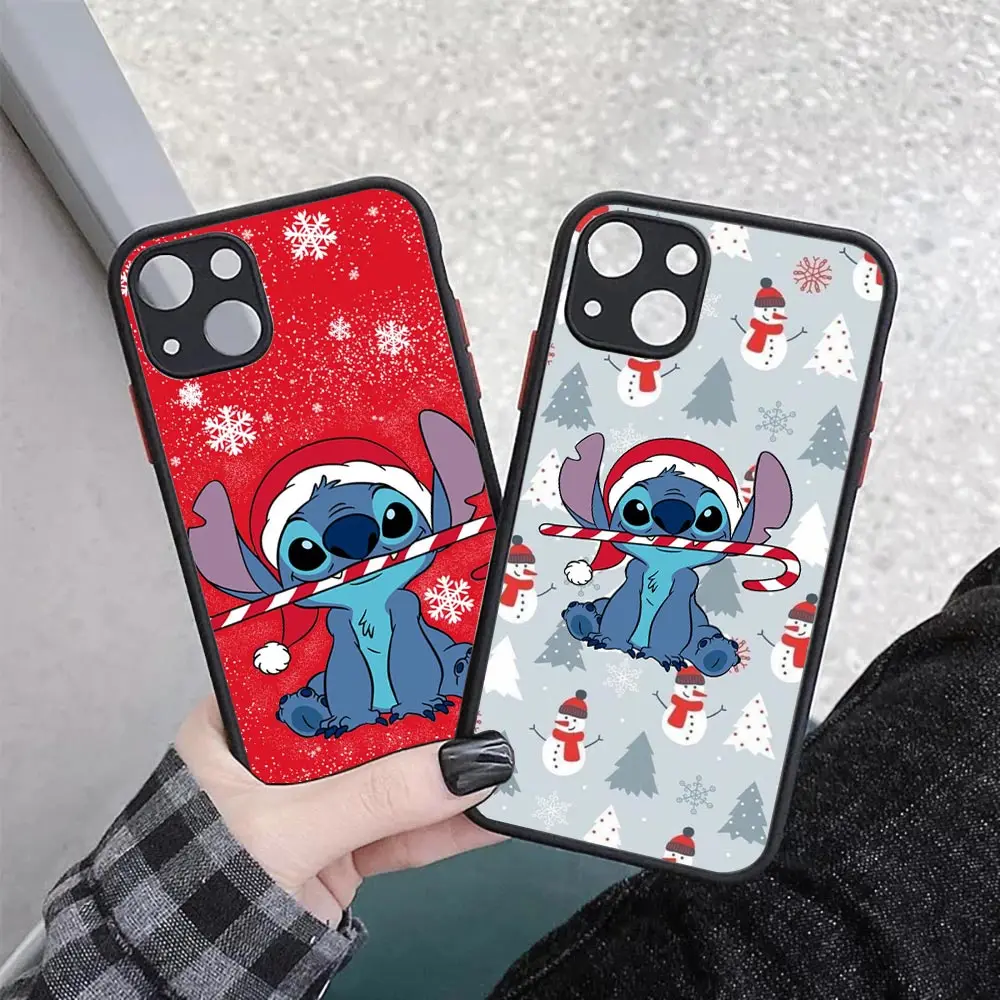 Чехол с рождественскими вышивками и снеговиками для iPhone 17, 16, 15, 13, 12, 11, 14 Pro Max 15 Plus 16e 17Air, противоударный прозрачный матовый чехол Funda