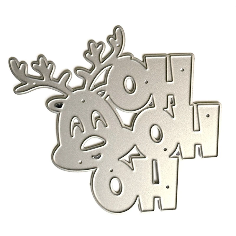 Christmas Ho Ho Ho Metal Cutting Dies Stencil DIY Scrapbooking Album Paper Card Template Mold Embossing Decoration Wholesale