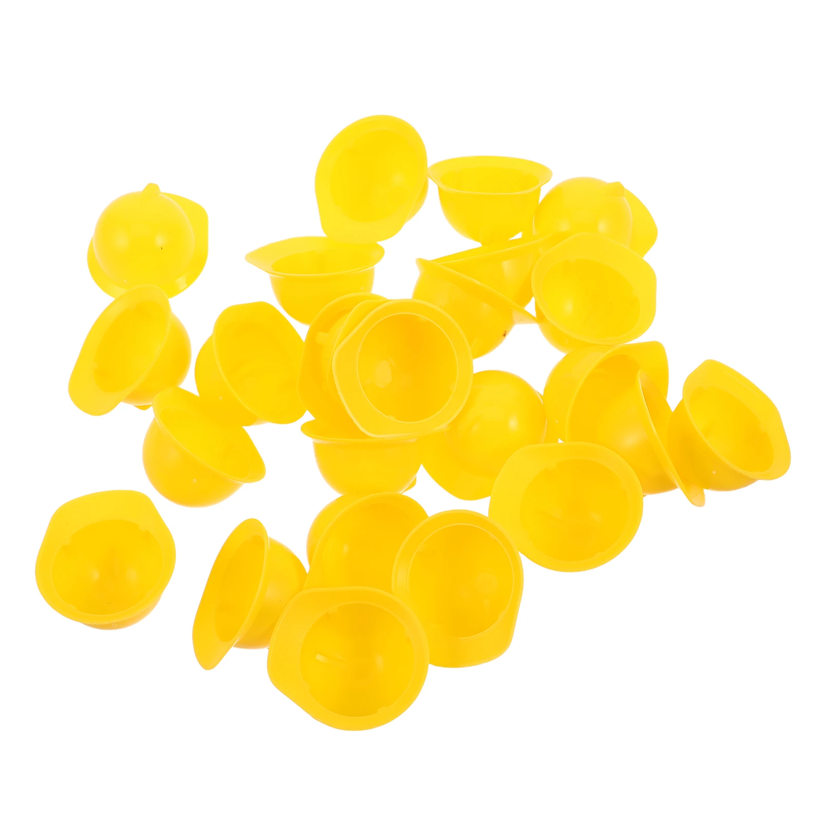 

25 Pcs Mini Construction Hat Dress up Party Miniature Pet Hard Milk Tea Hats Toy Plastic Bottle Topper