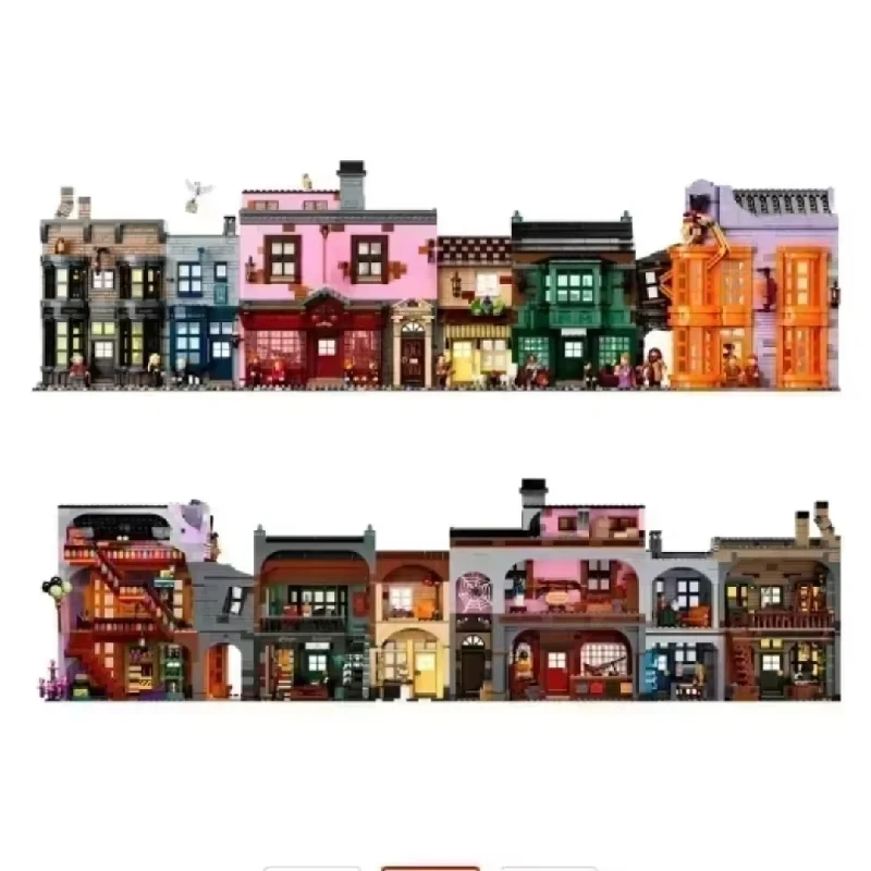 New 5544pcs Diagonal Lane Building Adjacent Alley Street View Model The Of Home Decor Christmas Gifts view 3