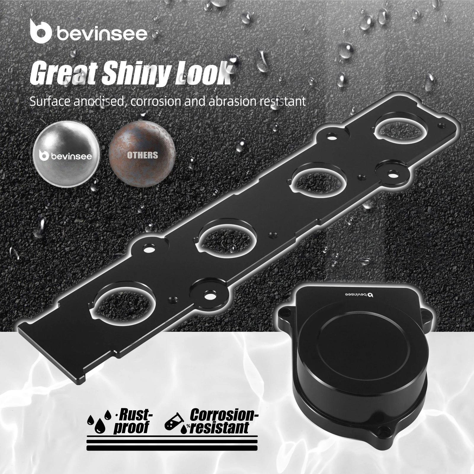 Cop Distributor Cap Plate & Coil On Plug COP Adapter Plate & Valve Cover Washer Seals Bolt Nuts for Honda Civic Si/Del Sol Si view 5