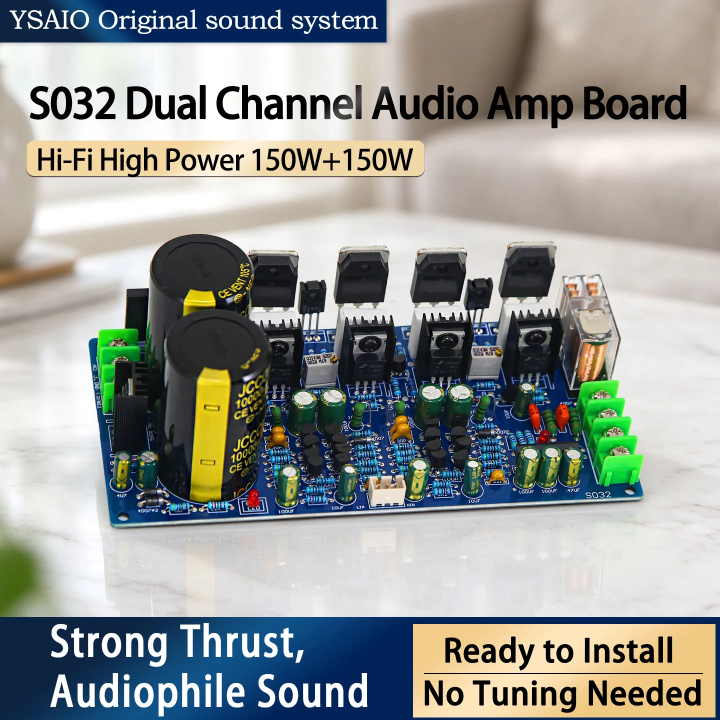 Ysaio S032 – высокомощная плат – обзор и цена Audio Amplifier Board