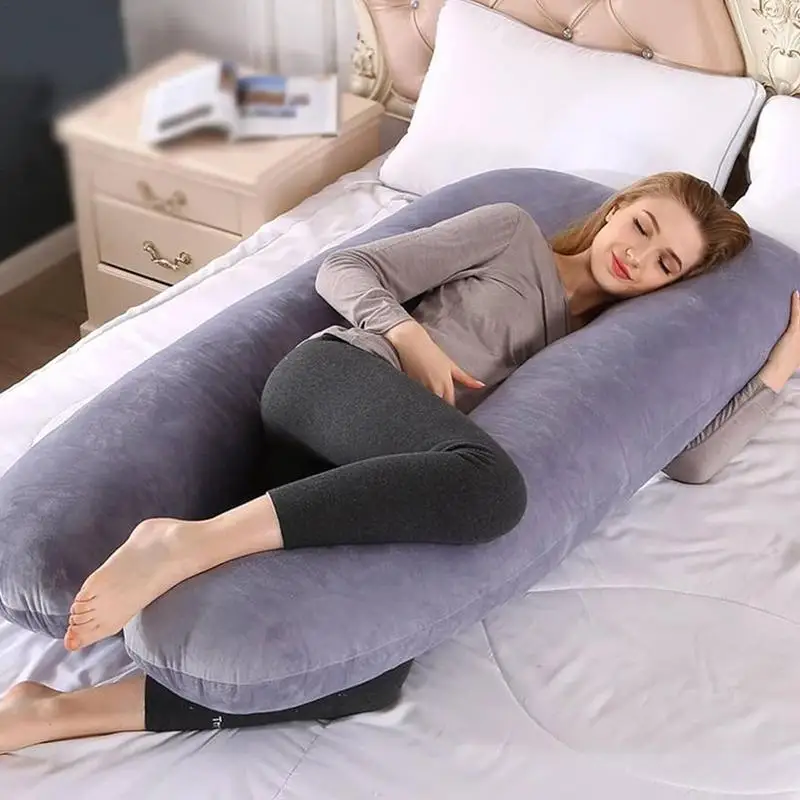 U Shape Maternity Pillows Pregnancy Full Body Pillow Pregnant Women Side Sleepers Bedding Pillows Dropshipping