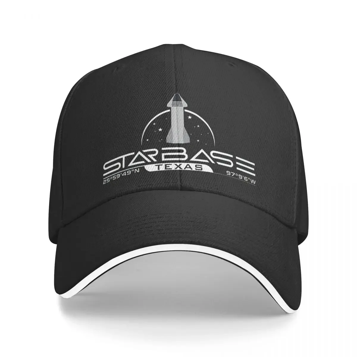 Starbase Texas SpaceX Starship Windproof Cap Sun Visor Hip Hop Caps Cowboy Hat Peaked Hats