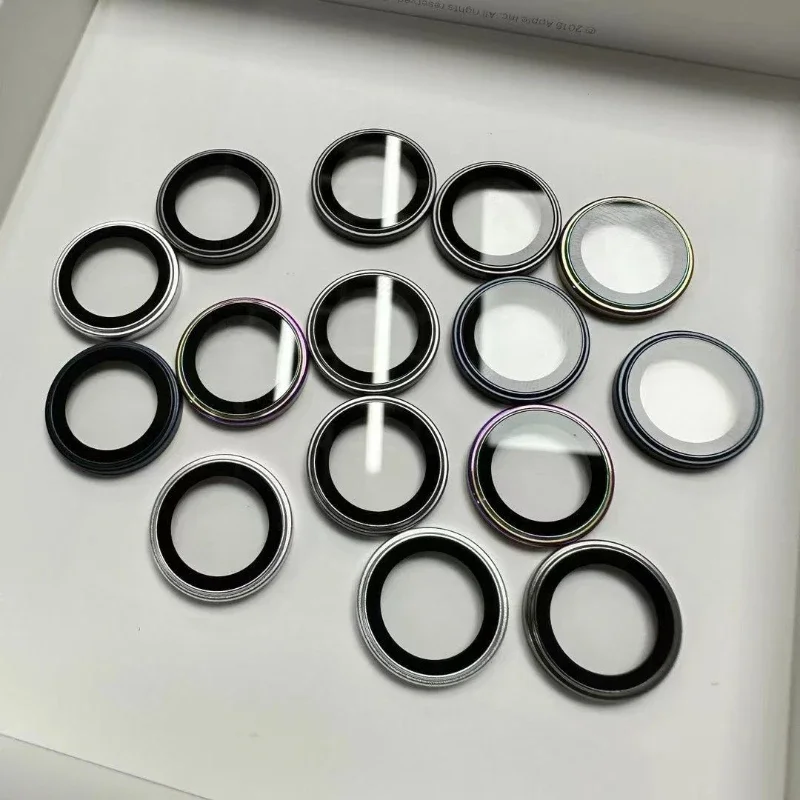 

Desert Titanium Tempered Glass Camera Lens Protector Cover For IPhone 16 Pro Max 15 Plus 12 14 Pro 16Plus Protection Accessories