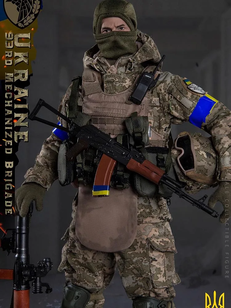 FLAGSET FS-73053 1/6 Ukraine 93rd Mechanized Brigade The Battle of National Survival Camfoulage Cloth 12