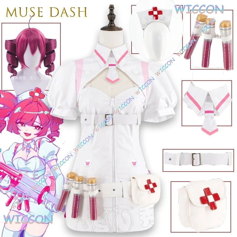 Muse Buro Nightshift Bloodline Burro Cosplay disfraz juego de rol Dash traje ala Prop Halloween Anime convención Coswear Sexy