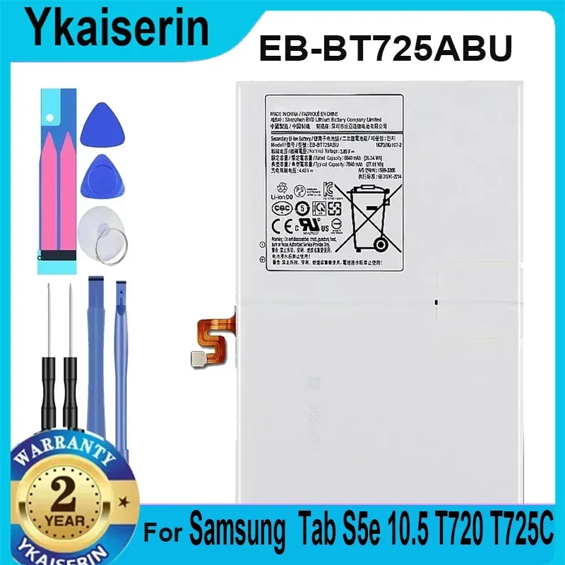 New EB-BT725ABU 7040mAh Replacement Tablet Battery For Samsung Galaxy Tab S5e T725C T720 SM-T720 SM-T725 Batteries + Track NO