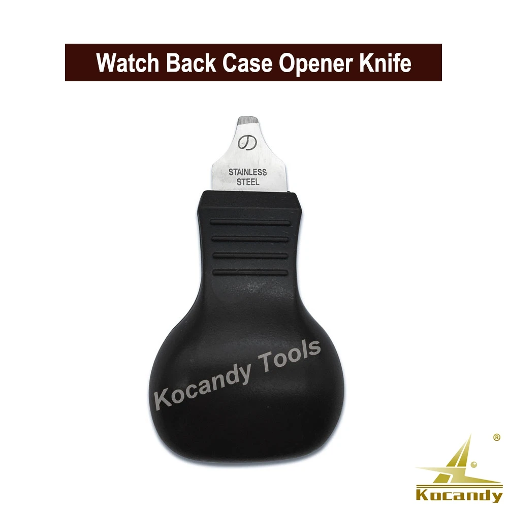 Kit de herramientas de reparación para relojero, cuchillo abridor de caja trasera de reloj, removedor de batería