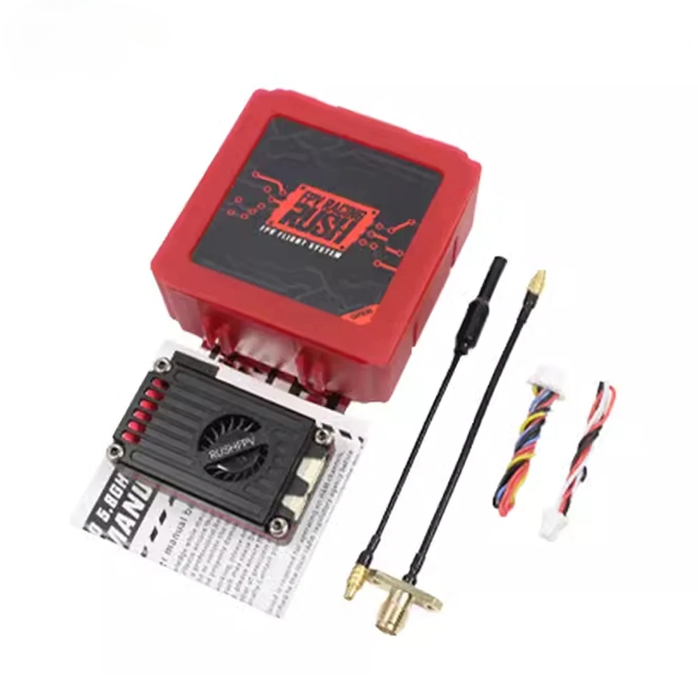 RUSH MAX SOLO 5.8GHz 2.5W VTX Video Transmitter  CVBS PAL/ NTSC With Antenna For RC FPV Long Range Fixed-wing Drones