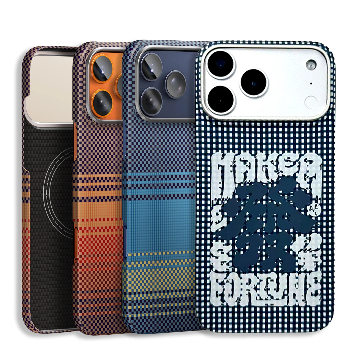 

Чехол из настоящего чистого углеродного волокна, легкий чехол из арамидного волокна для iPhone 17 Pro Max Air, ультратонкий чехол, совместимый с MagSafe