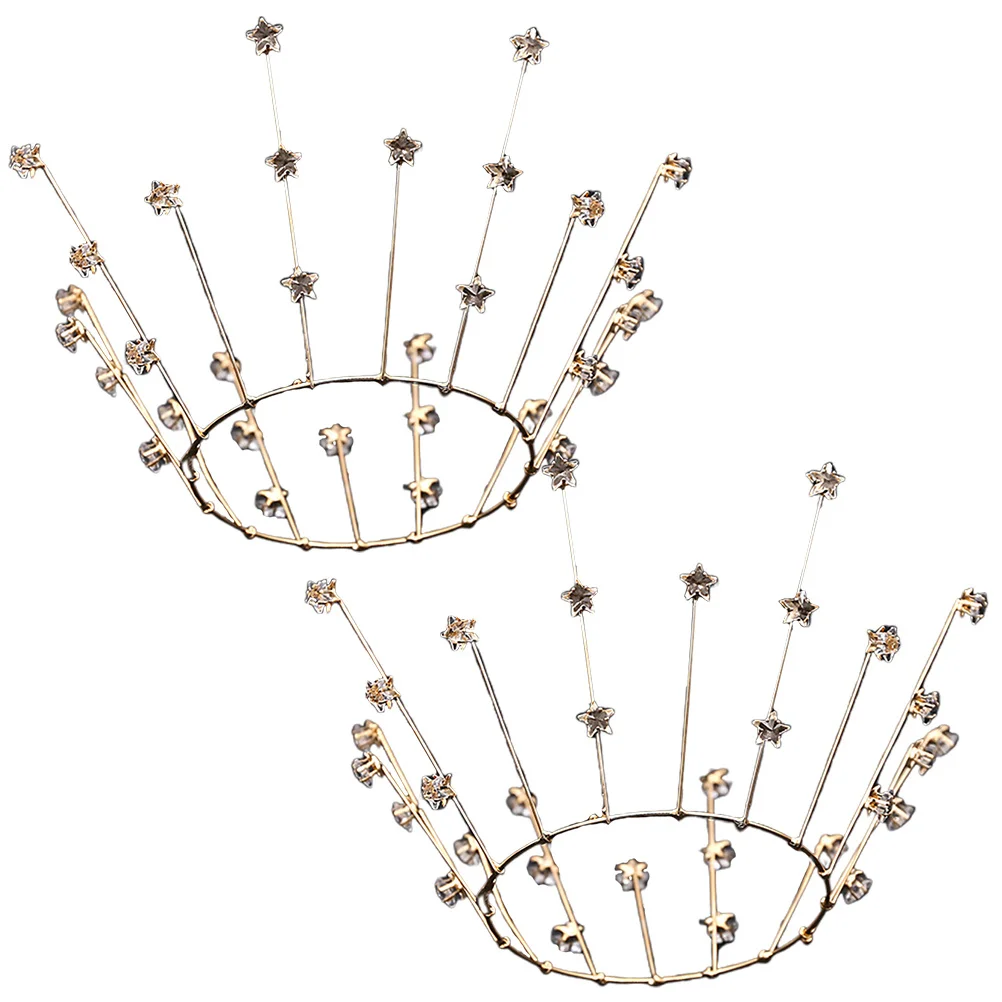 

1Pcs Birthday Crown Cake Decoration Premium Rhinestone Topper Party Accessories Kids Cake Crown for Birthday Bridal Shower