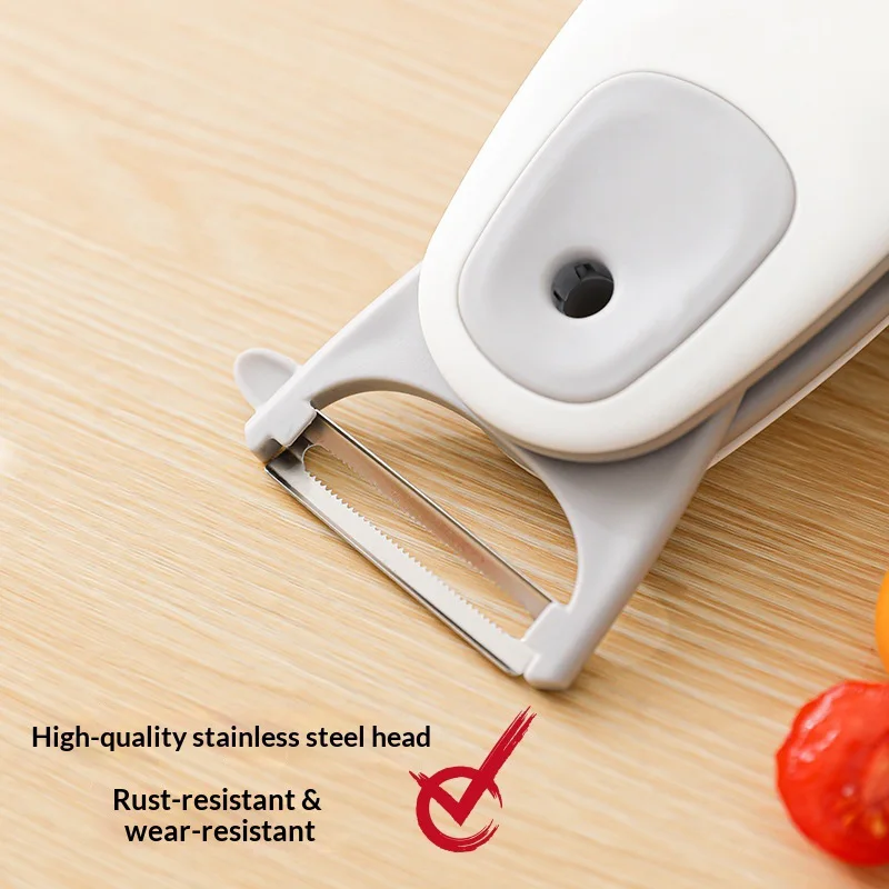 Three-in-one portable fruit cucumber peeler, vegetable peeler for outdoor carry