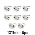 12mm 9mm 8pc silver