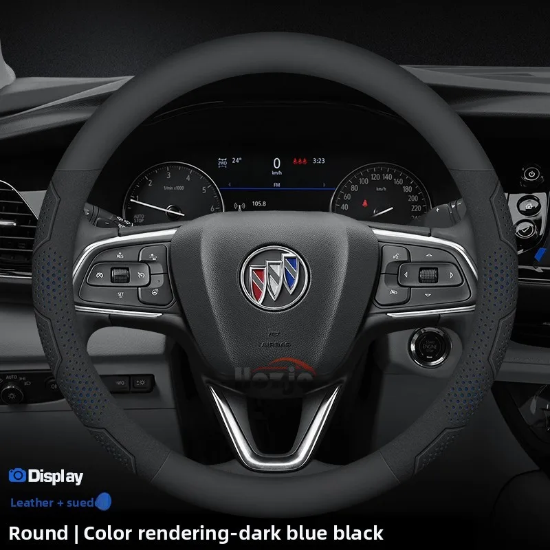 Protector de cuero para volante de coche, accesorios para Buick Regal Encore Insignia B Envision 2 Lacrosse Enclave 2011 - 2025