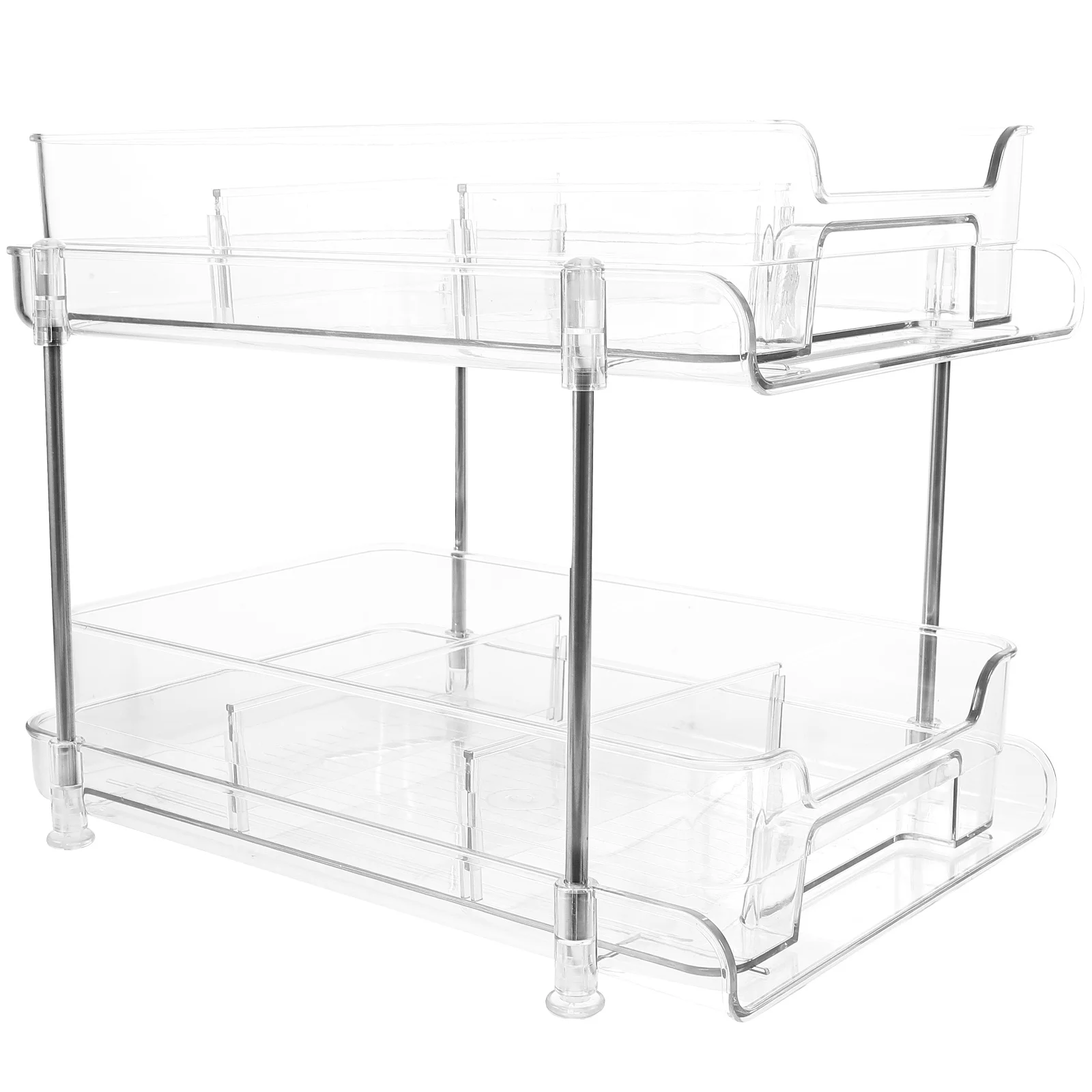 

2 Tier Bathroom Counter Shelf Sturdy Makeup Storage Rack Display Stand Desktop Toiletry Organizer Home Supplies