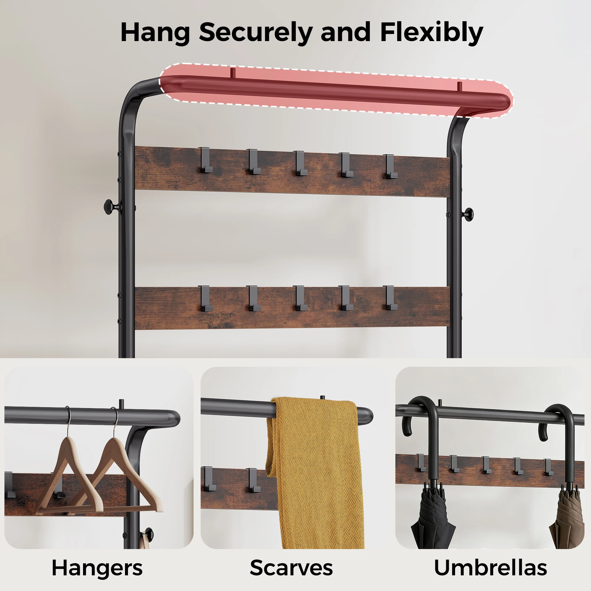 Rak Mantel MCQ 28IN dengan Rak - Furniture Hook Hardware ulasan dan harga