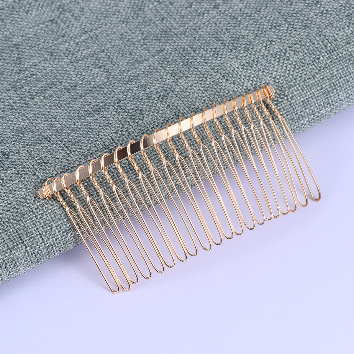 

20 шт., минималистичный головной убор, железная расческа для волос, дизайн с гладкими зубцами для женщин, тонкие волосы, безопасная фиксация, аксессуар для свадебной вечеринки