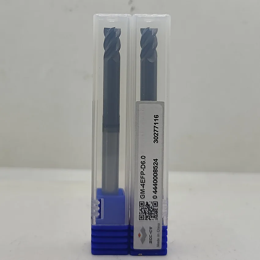 

GM-4EFP-D6.0 ZCC.CT GM-4EFP Четырехлопастная фреза с длинной горловиной и коротким лезвием, плоская концевая фреза, 4 канавки, концевые фрезы 4T