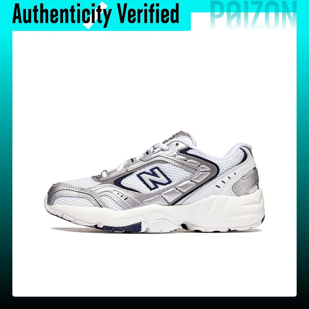 New Balance NB 452 Textile, Split Cow Leather Abrasion Resistant Low top Casual City Commuting Running Shoes Women's WX452SA