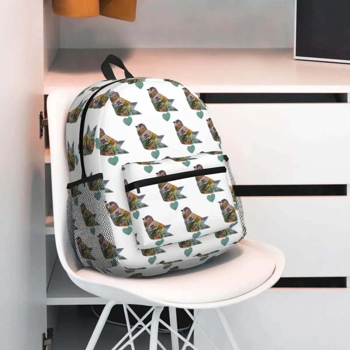 

Рюкзак Origami Paper Bird Love Heart Bird Lovers, рюкзак большой емкости, школьная сумка, сумки на плечо для мужчин и женщин