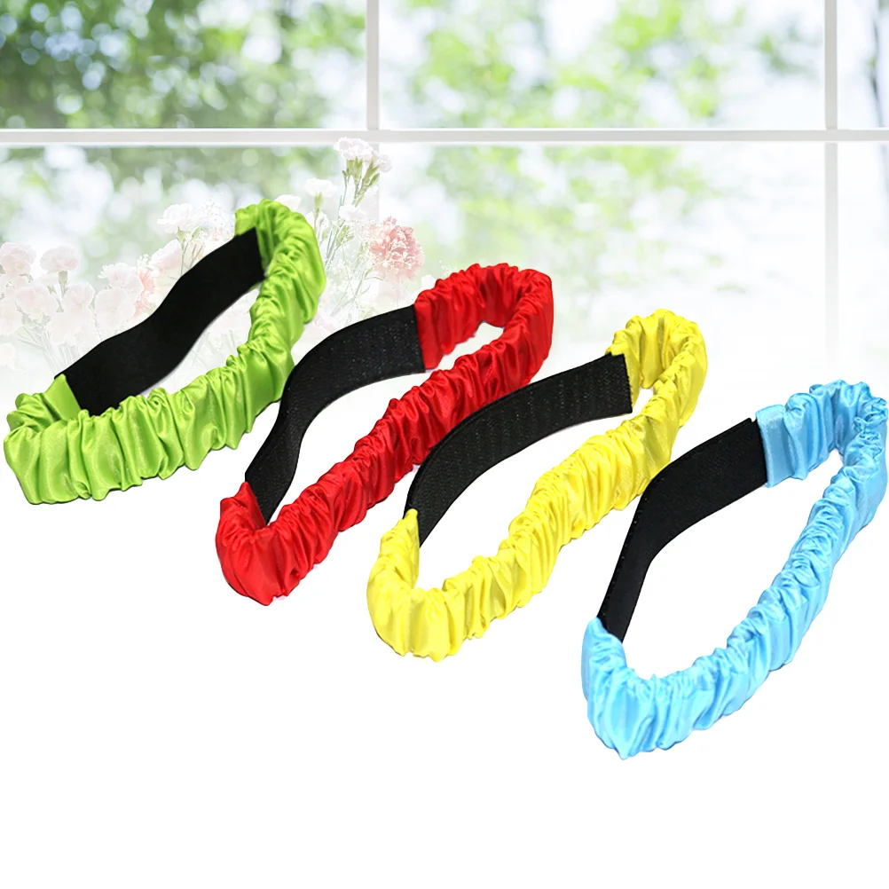 

8 Pcs Leg Bands Bungee Belts for Races Three Adults Legged Strape Elastic Tie Rope Field Leggings