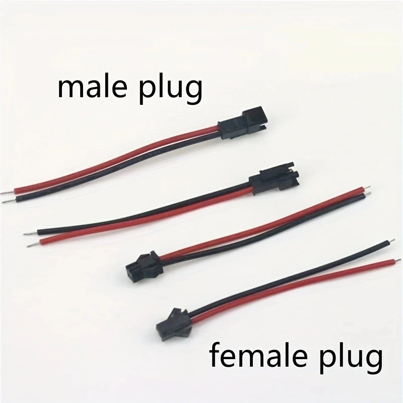 Conector de cable de Terminal de enchufe macho a hembra, línea de Terminal SM, lámpara de techo LED descendente, 10 pares